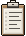 The log on a clipboard, four lines written.